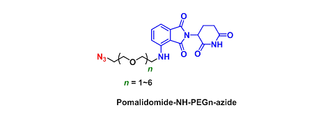 Pomalidomide-NH-PEGn-azide
