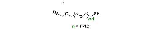 Propargyl-PEGn-Thiol