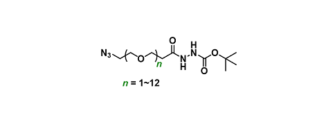 Azido-PEGn-hydrazide-Boc