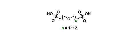 Bis-PEGn-sulfonicacid