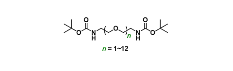 Boc-NH-PEGn-NH-Boc