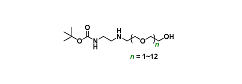 NHBoc-C2-NH-PEGn-OH