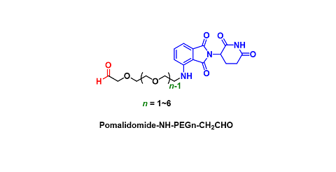 Pomalidomide-NH-PEGn-CH2CHO