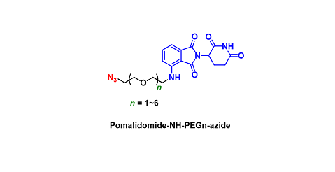 Pomalidomide-NH-PEGn-azide