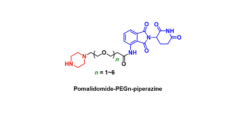 Pomalidomide-PEGn-piperazine