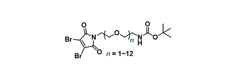 3,4-Dibromo-Mal-PEGn-NHBoc