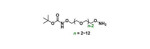 t-Boc-Aminooxy-PEGn-oxyamine