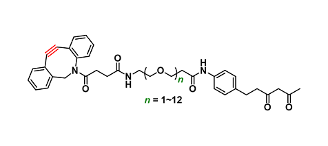 Diketone-PEGn-DBCO