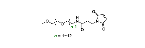 m-PEGn-amido-Mal