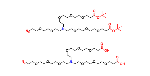 (N3-PEG)n-N-(PEG)n