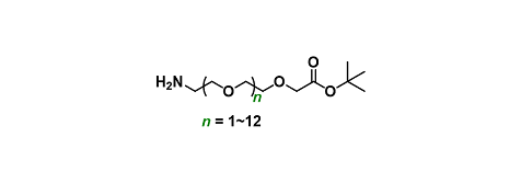 Amino-PEGn-CH2COOtBu