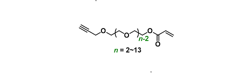 Propargyl-PEGn-acrylate