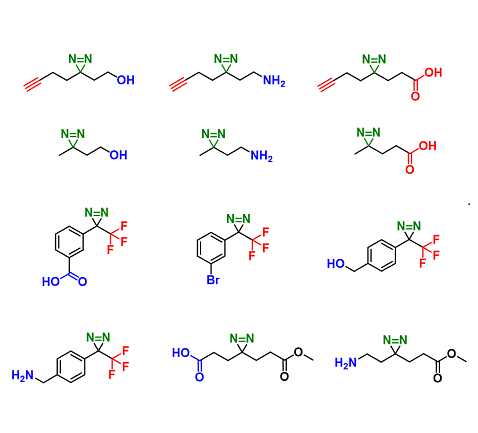 Diazirine Derivatives（双吖丙啶衍生物）