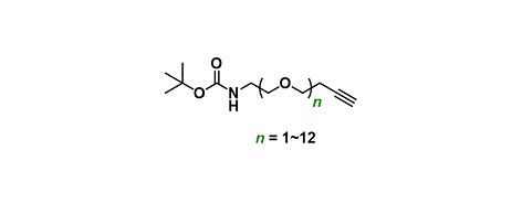 NHBoc-PEGn-Butyne