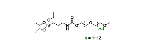 Silane-PEGn-OCH3